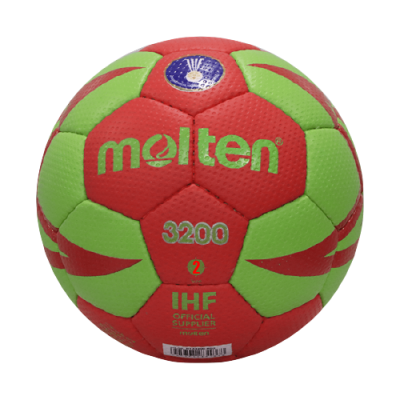 MOLTEN BALÓN HANDBALL MOD. H2X3200 ROJO/VDE # 2